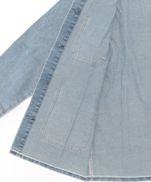 LAC-VERT（ラック・ヴェール）の「オーバーサイズデニムジャケット（デニムジャケット・レディース・ブルー・FREE）」の15枚目の写真