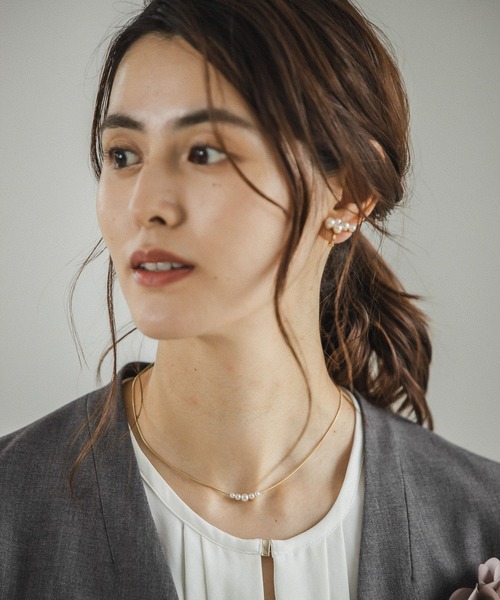 LEPSIM（レプシィム）の「ステンレスプチペンネックレス　176583（ネックレス・レディース・ゴールド系その他2/ゴールド系その他3/ゴールド系その他・ONE SIZE）」の3枚目の写真