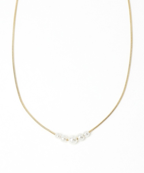 LEPSIM（レプシィム）の「ステンレスプチペンネックレス　176583（ネックレス・レディース・ゴールド系その他2/ゴールド系その他3/ゴールド系その他・ONE SIZE）」の13枚目の写真