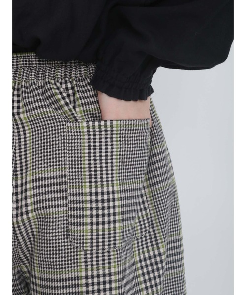 Samansa Mos2（サマンサ モスモス）の「TR柄アソートワイドパンツ（その他パンツ・レディース・ブラック/ベージュ/チャコール・ﾌﾘ-）」の14枚目の写真