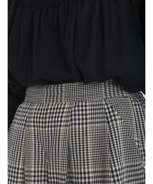 Samansa Mos2（サマンサ モスモス）の「TR柄アソートワイドパンツ（その他パンツ・レディース・ブラック/ベージュ/チャコール・ﾌﾘ-）」の15枚目の写真