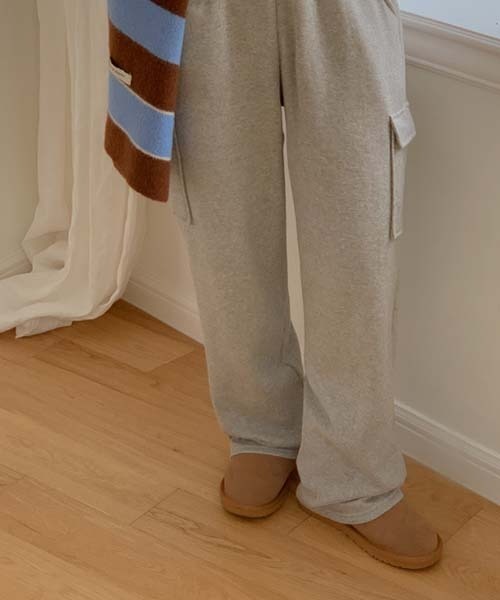 SONA（ソナ）の「SONYUNARA シルエットスウェットバンディング神カーゴパンツ（スウェットパンツ・レディース・グレー・150/160）」の12枚目の写真