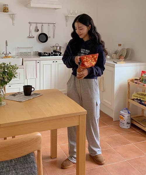 SONA（ソナ）の「SONYUNARA シルエットスウェットバンディング神カーゴパンツ（スウェットパンツ・レディース・グレー・150/160）」の19枚目の写真