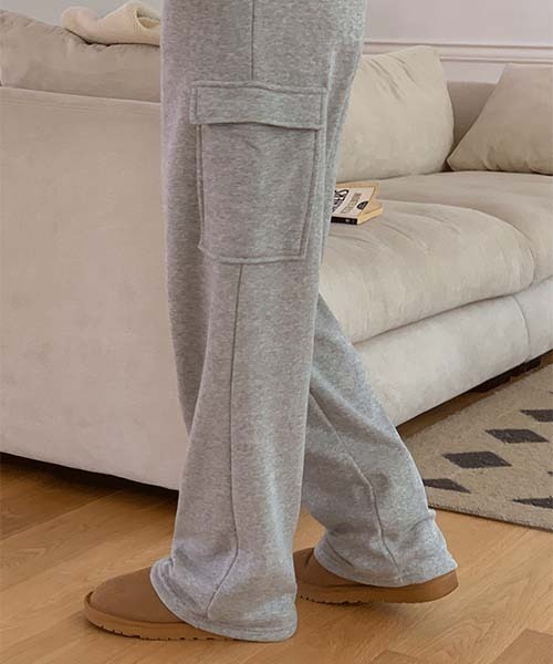SONA（ソナ）の「SONYUNARA シルエットスウェットバンディング神カーゴパンツ（スウェットパンツ・レディース・グレー・150/160）」の15枚目の写真