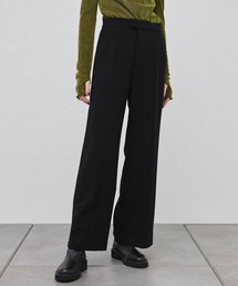 PUBLIC TOKYO | テーピングバックスリットフレアパンツ(スラックス)