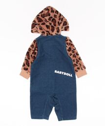 BABYDOLL（ベビードール）の「ヒョウ柄 ボア切替 ニットデニム