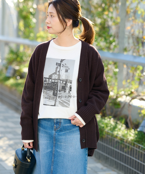 JOURNAL STANDARD（ジャーナルスタンダード）の「■《追加》フォトロングTシャツ（Tシャツ/カットソー・レディース・ホワイト系その他/ホワイト・FREE）」の7枚目の写真
