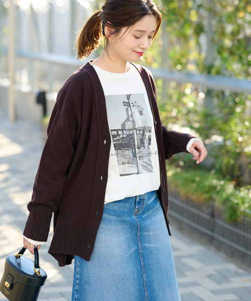JOURNAL STANDARD（ジャーナルスタンダード）の「■《追加》フォトロングTシャツ（Tシャツ/カットソー・レディース・ホワイト系その他/ホワイト・FREE）」の8枚目の写真