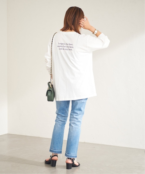 JOURNAL STANDARD（ジャーナルスタンダード）の「■《追加》フォトロングTシャツ（Tシャツ/カットソー・レディース・ホワイト系その他/ホワイト・FREE）」の12枚目の写真