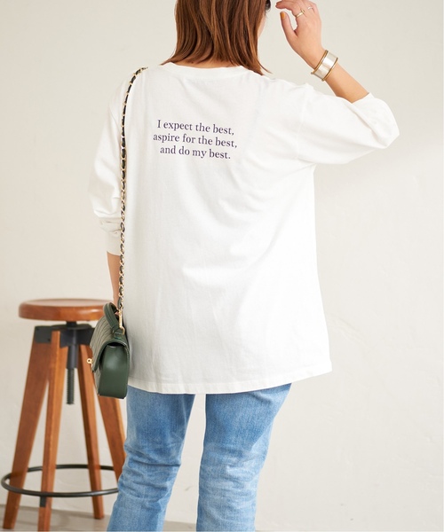 JOURNAL STANDARD（ジャーナルスタンダード）の「■《追加》フォトロングTシャツ（Tシャツ/カットソー・レディース・ホワイト系その他/ホワイト・FREE）」の14枚目の写真