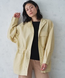 audrey and john wad | エンボスフラワーボンディングスタンドカラーブルゾン(ブルゾン)