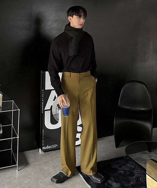 ASCLO(エジュクロ)の「ASCLO Diva Slacks(スラックス・メンズ・ブラック/マスタード・MEDIUM/LARGE)」の8枚目の写真