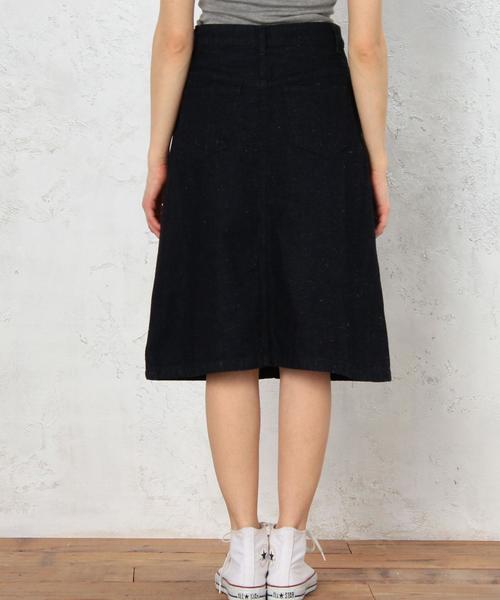 green label relaxing（グリーンレーベルリラクシング）の「GC NEP DNM スカート◆（デニムスカート・レディース・ネイビー・36/40/38）」の10枚目の写真