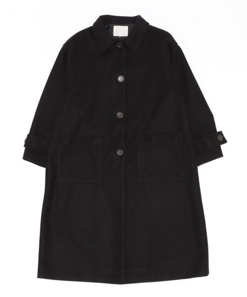 ehka sopo（エヘカソポ）の「ステンカラーコート（ステンカラーコート・レディース・ベージュ/ブラック/グレー・ﾌﾘ-）」の2枚目の写真