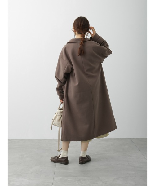 ehka sopo（エヘカソポ）の「ステンカラーコート（ステンカラーコート・レディース・ベージュ/ブラック/グレー・ﾌﾘ-）」の6枚目の写真