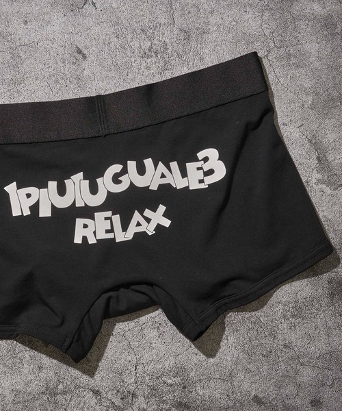 1piu1uguale3 RELAX（ウノピュウノウグァーレトレリラックス）の「【1PIU1UGUALE3 RELAX】 ボクサーパンツ（ボクサーパンツ・メンズ・ブラック系1/ブラック系3/ネイビー系1/ブラック系2/ネイビー系2/ネイビー系3/レッド系1/レッド系2/レッド系3・MEDIUM/LARGE）」の4枚目の写真