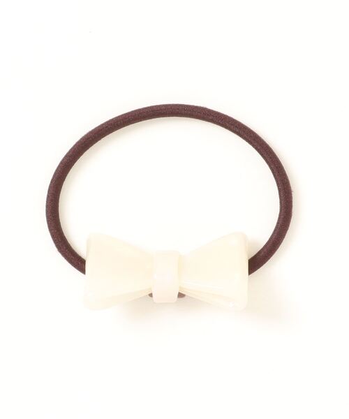 Fun & Daily（ファンアンドデイリー）の「F&D : アクリルリボンヘアゴム（ヘアゴム・レディース・その他/ブルー/ホワイト/ブラウン・FREE）」の2枚目の写真