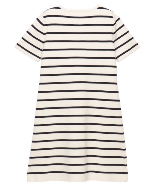 EIMY ISTOIRE(エイミーイストワール)の「eimyクラシックボーダーニットミニワンピース(ワンピース・レディース・ホワイト/ベージュ/ピンク・FREE)」の18枚目の写真