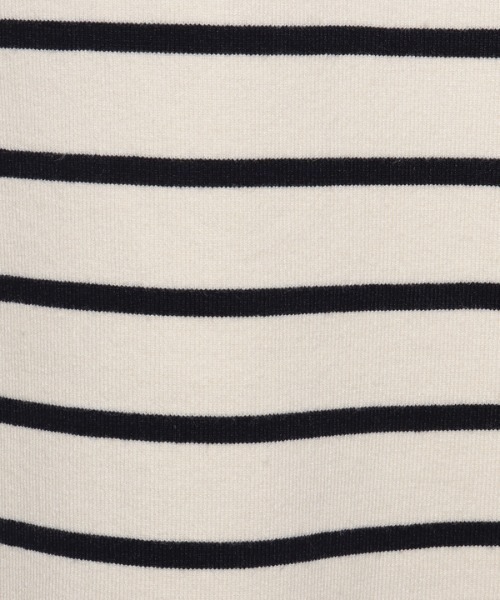 EIMY ISTOIRE(エイミーイストワール)の「eimyクラシックボーダーニットミニワンピース(ワンピース・レディース・ホワイト/ベージュ/ピンク・FREE)」の6枚目の写真