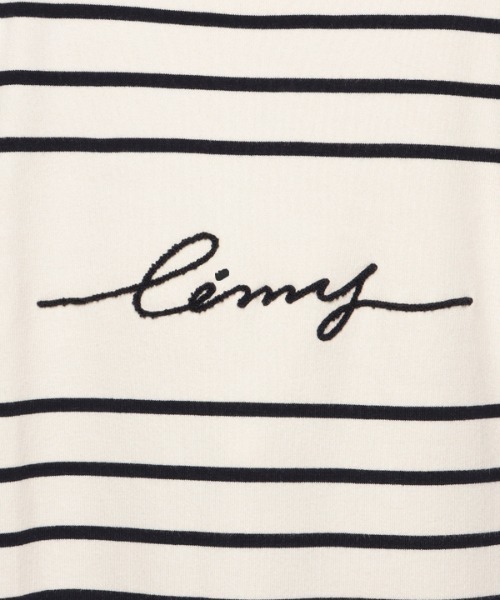 EIMY ISTOIRE(エイミーイストワール)の「eimyクラシックボーダーニットミニワンピース(ワンピース・レディース・ホワイト/ベージュ/ピンク・FREE)」の15枚目の写真