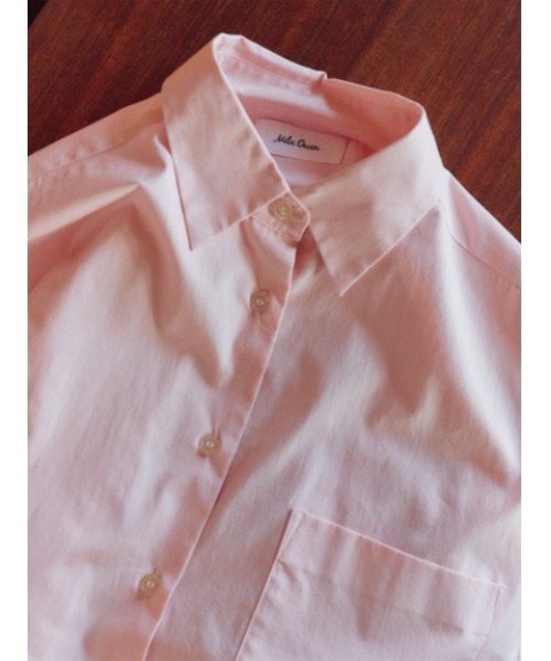 Mila Owen（ミラオーウェン）の「キャンペーンオーバーサイズテーラードシャツ【ウォッシャブル/手洗い可能】（シャツ/ブラウス・レディース・ホワイト/ベージュ/ピンク/ダークグレー・FREE）」の7枚目の写真