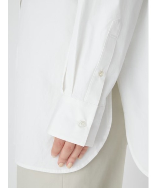 Mila Owen（ミラオーウェン）の「キャンペーンオーバーサイズテーラードシャツ【ウォッシャブル/手洗い可能】（シャツ/ブラウス・レディース・ホワイト/ベージュ/ピンク/ダークグレー・FREE）」の12枚目の写真