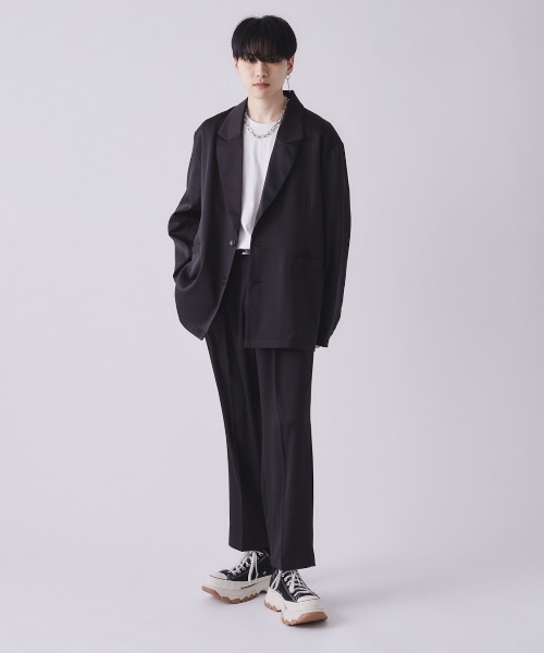 EDEL（エーデル）の「EDEL - ハイウェストセンタープレススラックス（その他パンツ・メンズ・チェック/ブラック・MEDIUM/LARGE）」の14枚目の写真