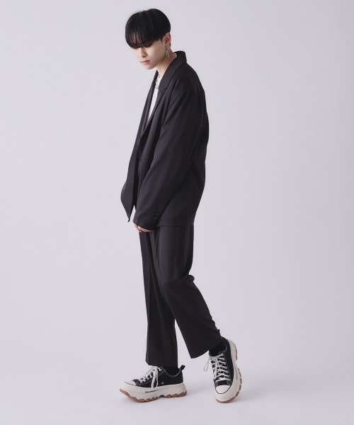 EDEL（エーデル）の「EDEL - ハイウェストセンタープレススラックス（その他パンツ・メンズ・チェック/ブラック・MEDIUM/LARGE）」の15枚目の写真