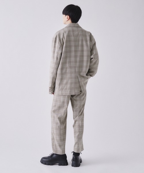 EDEL（エーデル）の「EDEL - ハイウェストセンタープレススラックス（その他パンツ・メンズ・チェック/ブラック・MEDIUM/LARGE）」の20枚目の写真