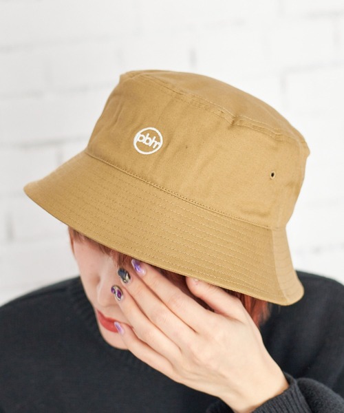 PBLIM（ページボーイリム）の「PAGEBOYLIM/ロゴツイルバケハ（ハット・レディース・ブラック/ベージュ/ライトブルー/インディゴブルー・FREE）」の6枚目の写真