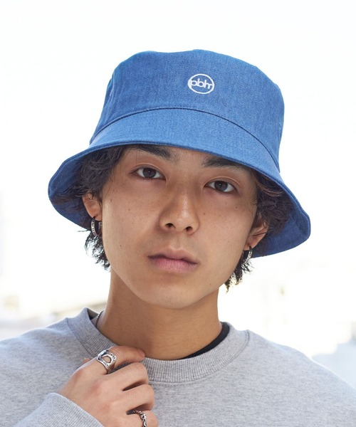 PBLIM（ページボーイリム）の「PAGEBOYLIM/ロゴツイルバケハ（ハット・レディース・ブラック/ベージュ/ライトブルー/インディゴブルー・FREE）」の7枚目の写真