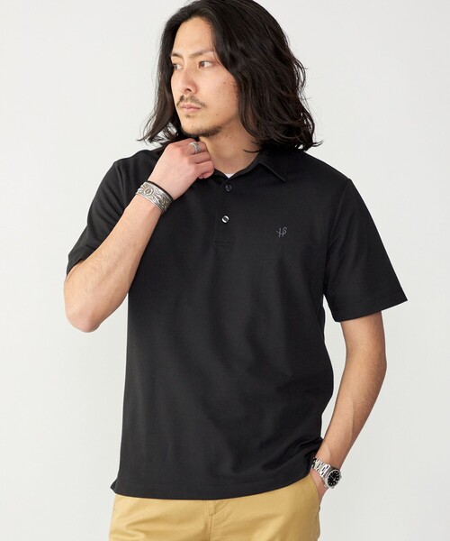 SHIPS(シップス)の「【WEB限定】SHIPS: 吸水速乾・UVケア Drymix(R)ワンポイントロゴ レギュラーカラー ポロシャツ(ポロシャツ・メンズ・ライトグレー/ネイビー/ブラック/ベージュ/ブルー/ダークグレー/ロイヤルブルー/ライトブルー/グレー/ブラウン・XX-LARGE/X-LARGE/LARGE/SMALL/MEDIUM)」の14枚目の写真