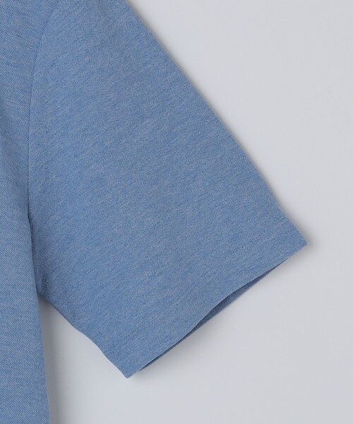 SHIPS（シップス）の「【WEB限定】SHIPS: 吸水速乾・UVケア Drymix（R）ワンポイントロゴ レギュラーカラー ポロシャツ（ポロシャツ・メンズ・ライトグレー/ネイビー/ブラック/ベージュ/ブルー/ダークグレー/ロイヤルブルー/ライトブルー/グレー・XX-LARGE/X-LARGE/LARGE/SMALL/MEDIUM）」の11枚目の写真