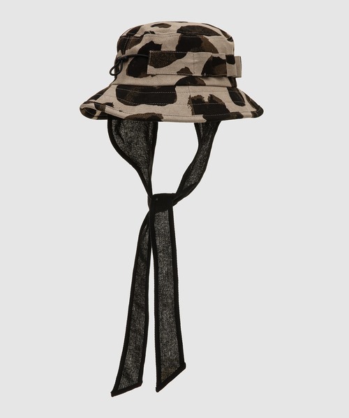 SASQUATCHfabrix.(サスクワァッチファブリックス)の「ANIMAL PATTERN BUSH HAT(ハット・メンズ・ブラウン/ナチュラル/マスタード・FREE)」の4枚目の写真