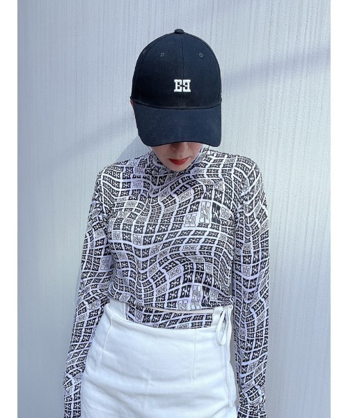 ENVYM（アンビー）の「ＥロゴＣＡＰ（キャップ・レディース・ホワイト/グレー/ブルー/ブラック・FREE）」の2枚目の写真