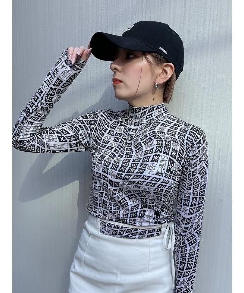 ENVYM（アンビー）の「ＥロゴＣＡＰ（キャップ・レディース・ホワイト/グレー/ブルー/ブラック・FREE）」の7枚目の写真