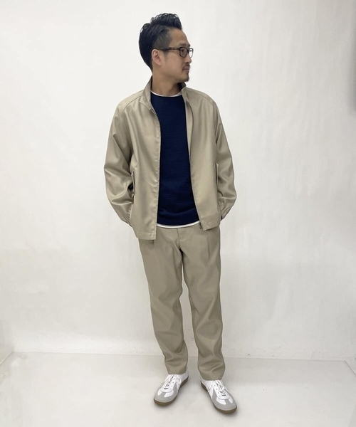 a.v.v(アーヴェヴェ)の「【カットソー+レイヤードインナーの2点セット】タックプルオーバー(Tシャツ/カットソー・メンズ・アイボリー/ライトブルー/ネイビー・46/50/48/44)」の22枚目の写真