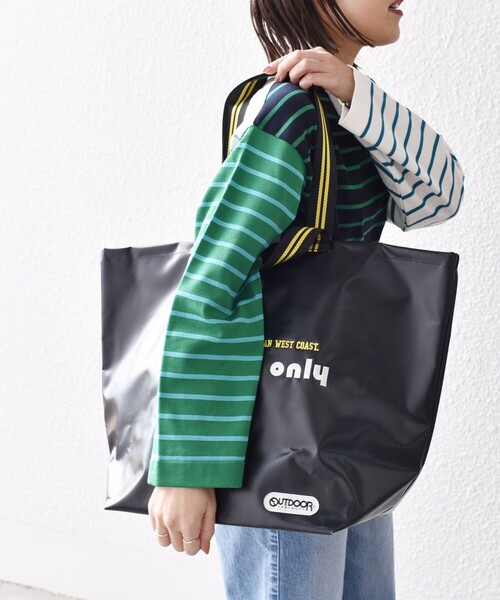 OUTDOOR PRODUCTS(アウトドアプロダクツ)の「*OUTDOOR エンブロイダリー トート ◆(トートバッグ・レディース・ブラック/オレンジ・ONE SIZE)」の22枚目の写真