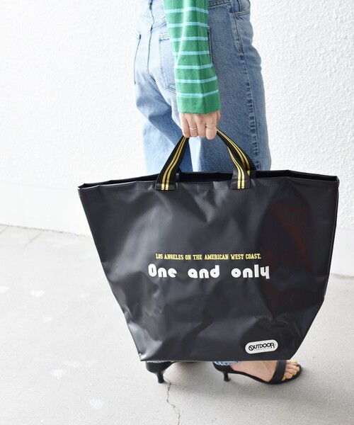 OUTDOOR PRODUCTS(アウトドアプロダクツ)の「*OUTDOOR エンブロイダリー トート ◆(トートバッグ・レディース・ブラック/オレンジ・ONE SIZE)」の19枚目の写真