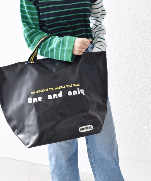 OUTDOOR PRODUCTS(アウトドアプロダクツ)の「*OUTDOOR エンブロイダリー トート ◆(トートバッグ・レディース・ブラック/オレンジ・ONE SIZE)」の17枚目の写真