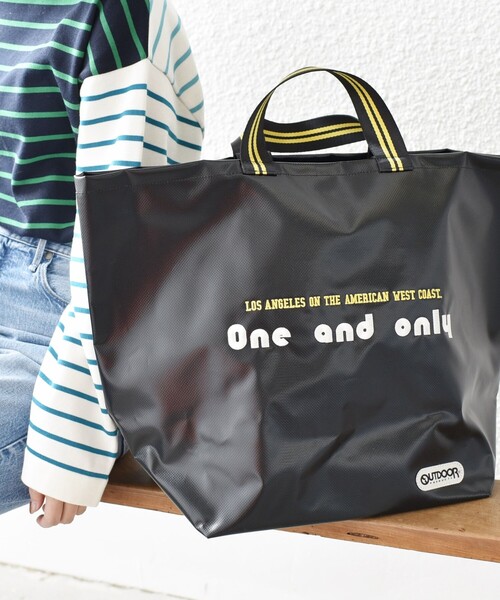 OUTDOOR PRODUCTS(アウトドアプロダクツ)の「*OUTDOOR エンブロイダリー トート ◆(トートバッグ・レディース・ブラック/オレンジ・ONE SIZE)」の15枚目の写真