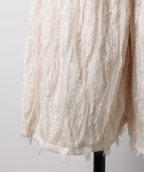 LA BELLE ETUDE(ラベルエチュード)の「チュール×フリンジハーフパンツ(その他パンツ・レディース・ホワイト/ブラック・FREE)」の17枚目の写真