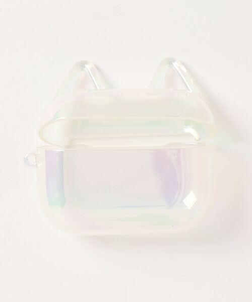 Fun & Daily（ファンアンドデイリー）の「F&D : キャットイヤーairpods ケース (Pro)（ヘッドフォン/イヤホン・レディース・クリア・A）」の3枚目の写真