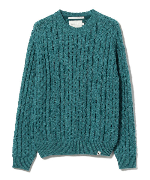 国*双様 PEREGRINE BEAMS F別注 リネンコットン アランケーブル BEAMS F（ビームスF）【別注】PEREGRINE / リネンコットン