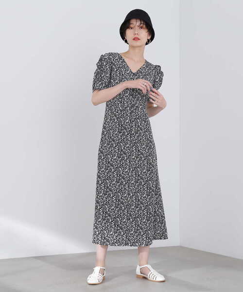 N.（N. Natural Beauty Basic）（エヌエヌナチュラルビューティーベーシック）の「【S Size Line】バックレースパワショルワンピース（ワンピース・レディース・ブラック系その他/ブルー系その他/オフホワイト・SMALL/MEDIUM）」の8枚目の写真