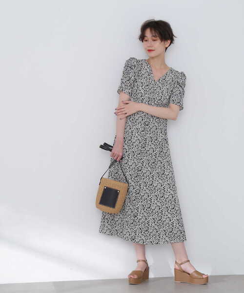 N.（N. Natural Beauty Basic）（エヌエヌナチュラルビューティーベーシック）の「【S Size Line】バックレースパワショルワンピース（ワンピース・レディース・ブラック系その他/ブルー系その他/オフホワイト・SMALL/MEDIUM）」の18枚目の写真