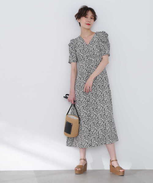 N.（N. Natural Beauty Basic）（エヌエヌナチュラルビューティーベーシック）の「【S Size Line】バックレースパワショルワンピース（ワンピース・レディース・ブラック系その他/ブルー系その他/オフホワイト・SMALL/MEDIUM）」の19枚目の写真