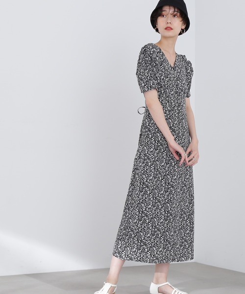 N.（N. Natural Beauty Basic）（エヌエヌナチュラルビューティーベーシック）の「【S Size Line】バックレースパワショルワンピース（ワンピース・レディース・ブラック系その他/ブルー系その他/オフホワイト・SMALL/MEDIUM）」の2枚目の写真