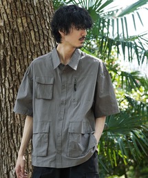 SIERRA DESIGNS | SIERRA DESIGNS / シエラデザインズ 別注 コラボ オーバーサイズ マルチポケット ショートスリーブ ミリタリーシャツ(シャツ/ブラウス)