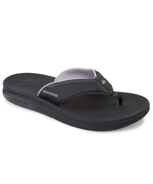 Quiksilver(クイックシルバー)の「MATHODIC RECOVERY SA/クイックシルバーリカバリーサンダル(サンダル・メンズ・ブラック/グレー・25cm/26cm/27cm/28cm)」の1枚目の写真